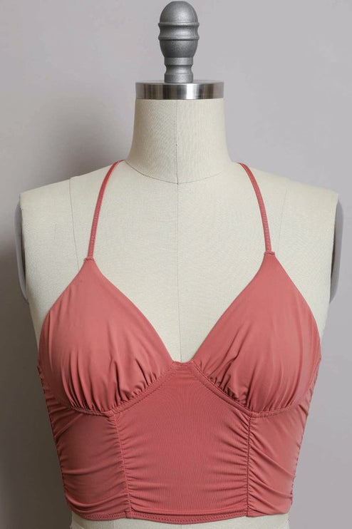 Stylish Comfy Soft Ruched Bralette