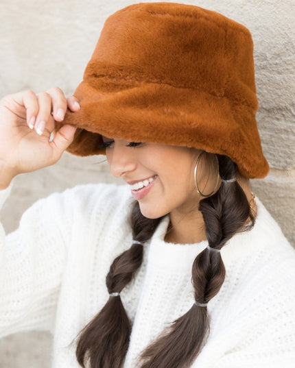 Cozy Ultra-Soft Plush Bucket Hat