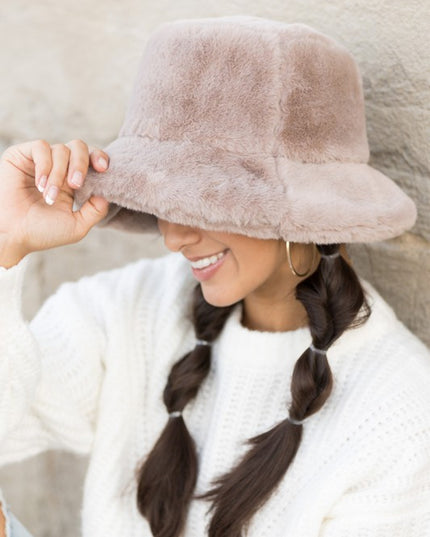 Cozy Ultra-Soft Plush Bucket Hat