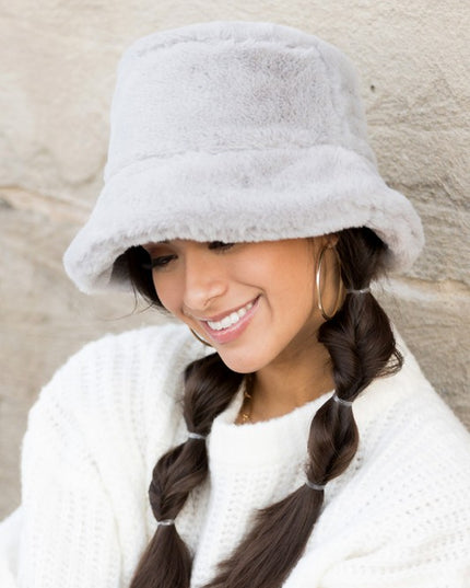 Cozy Ultra-Soft Plush Bucket Hat