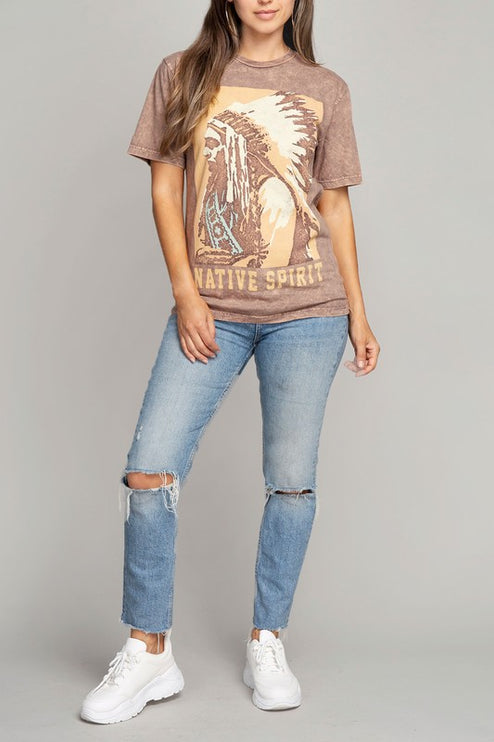 Native Spirit Graphic Tee T-Shirt