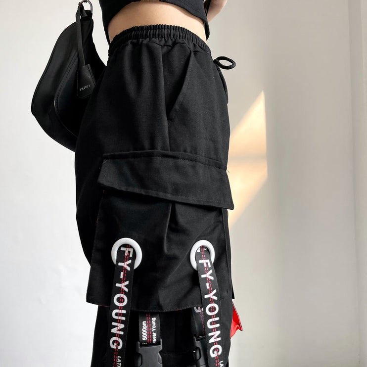 Trendy Fashion High Waist Harem Trousers Jogger Streetwear Pants