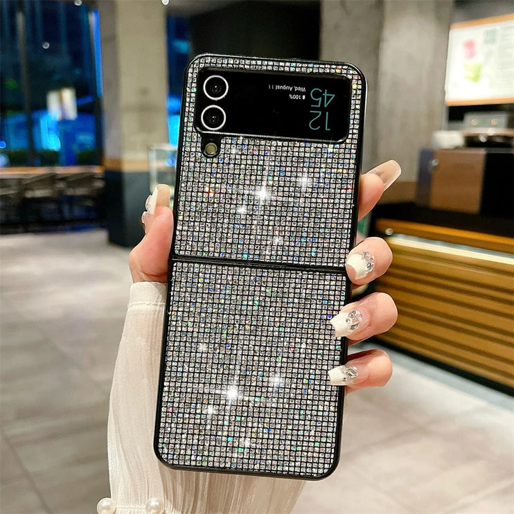 Beautiful Luxury Glitter Bling Crystal Rhinestone Phone Case Cover for Samsung Z Flip