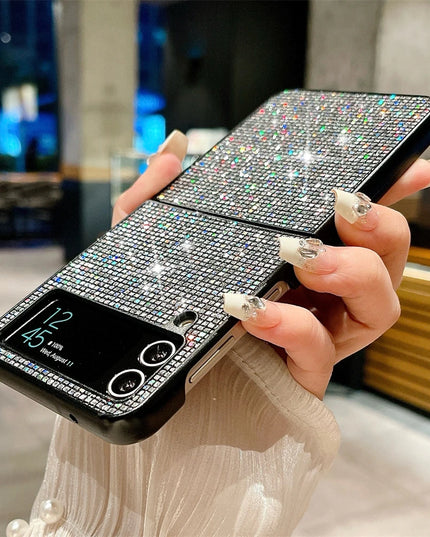 Beautiful Luxury Glitter Bling Crystal Rhinestone Phone Case Cover for Samsung Z Flip