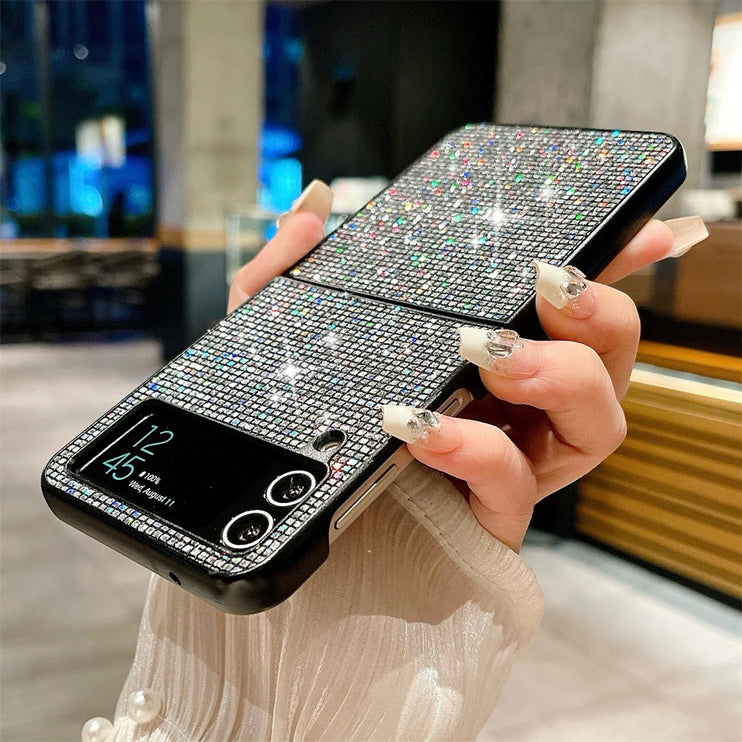 Beautiful Luxury Glitter Bling Crystal Rhinestone Phone Case Cover for Samsung Z Flip