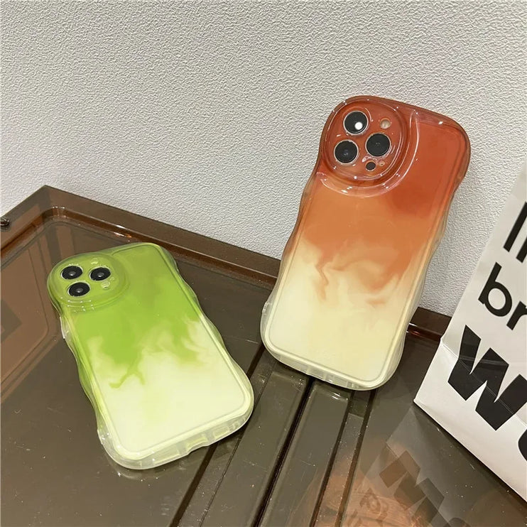 Retro Matcha Green Iced Coffee Drink Phone Case Cover for iPhone