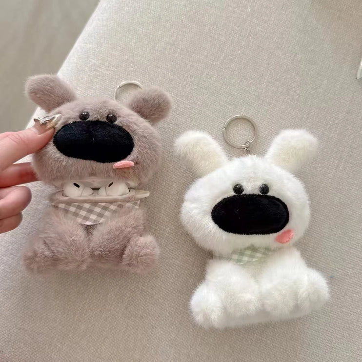 3D Cute Fun Soft Fluffy Plushie Earphone Case Cover for AirPods