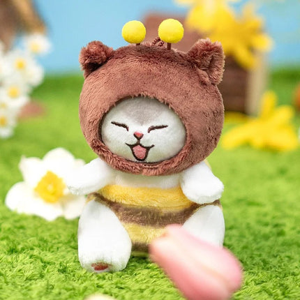 Mofusand Kawaii Cute Meow Bee Series Soft Plush Toy Keychain Pendant