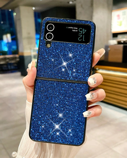 Beautiful Luxury Glitter Bling Crystal Rhinestone Phone Case Cover for Samsung Z Flip