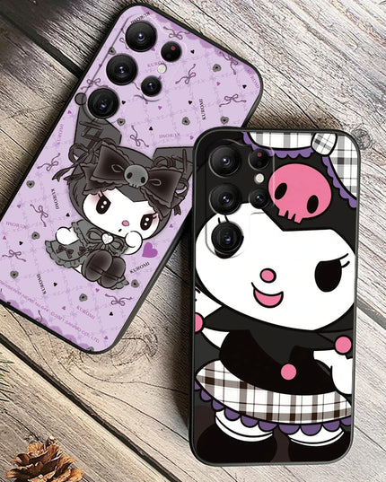 Cute Sanrio Kuromi My Melody Lightweight Slim Protective Phone Case Cover for Samsung Galaxy