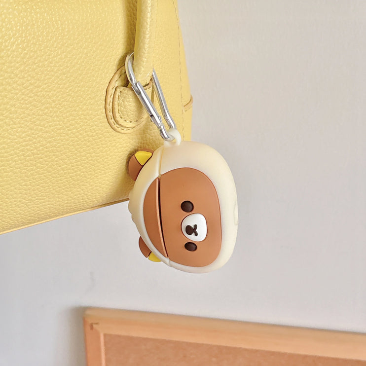 Cute 3D Bear Soft Earphone Headphone Case Cover for AirPods