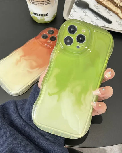 Retro Matcha Green Iced Coffee Drink Phone Case Cover for iPhone