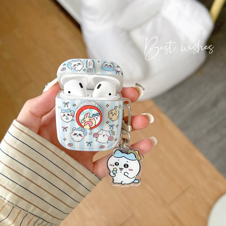 Cute Hachiware Chiikawa Earphone Headphone Case for AirPods