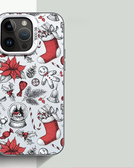 Christmas Holiday Design Phone Case Cover for iPhone