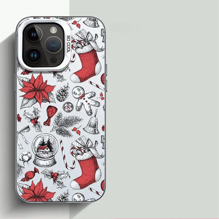 Christmas Holiday Design Phone Case Cover for iPhone