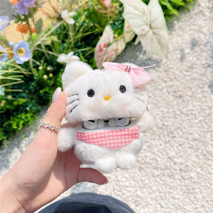 Cute Soft Plushies Earphone Headphone Case for AirPods