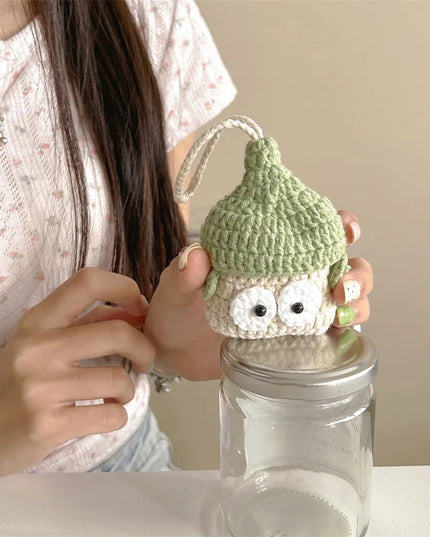 Adorable Knitted Cartoon Earphone Headphone Case Cover AirPods