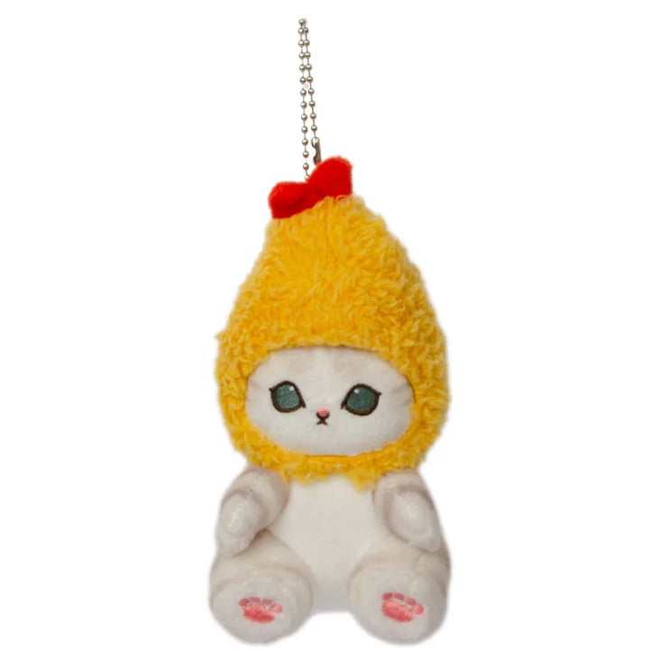 Mofusand Fried Shrimp Series Kawaii Cute Cat Soft Plush Toy Keychain Pendant