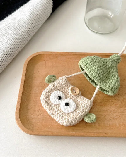 Adorable Knitted Cartoon Earphone Headphone Case Cover AirPods