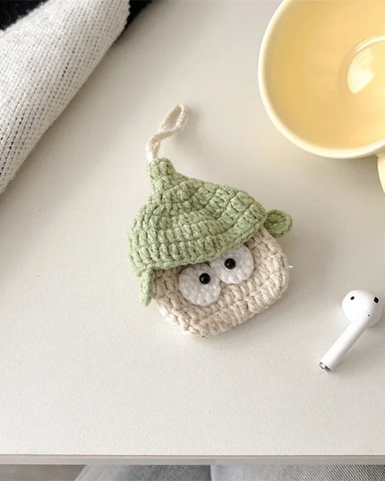 Adorable Knitted Cartoon Earphone Headphone Case Cover AirPods