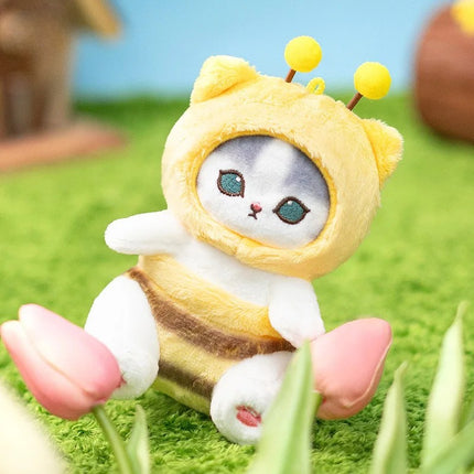 Mofusand Kawaii Cute Meow Bee Series Soft Plush Toy Keychain Pendant