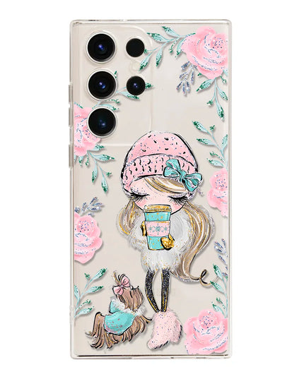 Cute Unicorn Girl Phone Case Cover for Samsung Galaxy