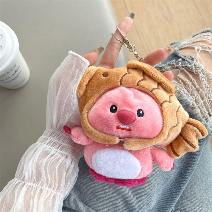 Cute Soft Sanrio Taiyaki Fish Loopy Beaver Earphone Headphone Case Cover for AirPods