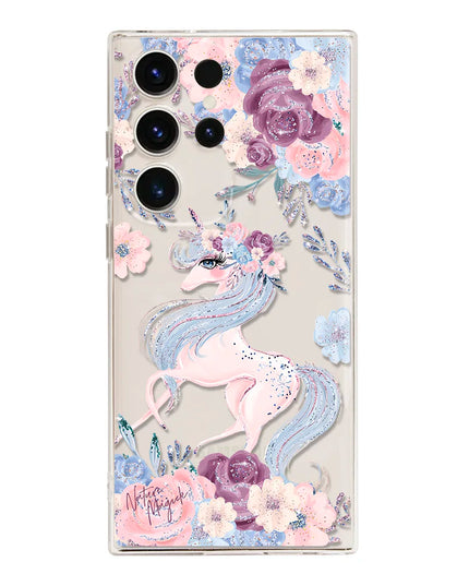 Cute Unicorn Girl Phone Case Cover for Samsung Galaxy