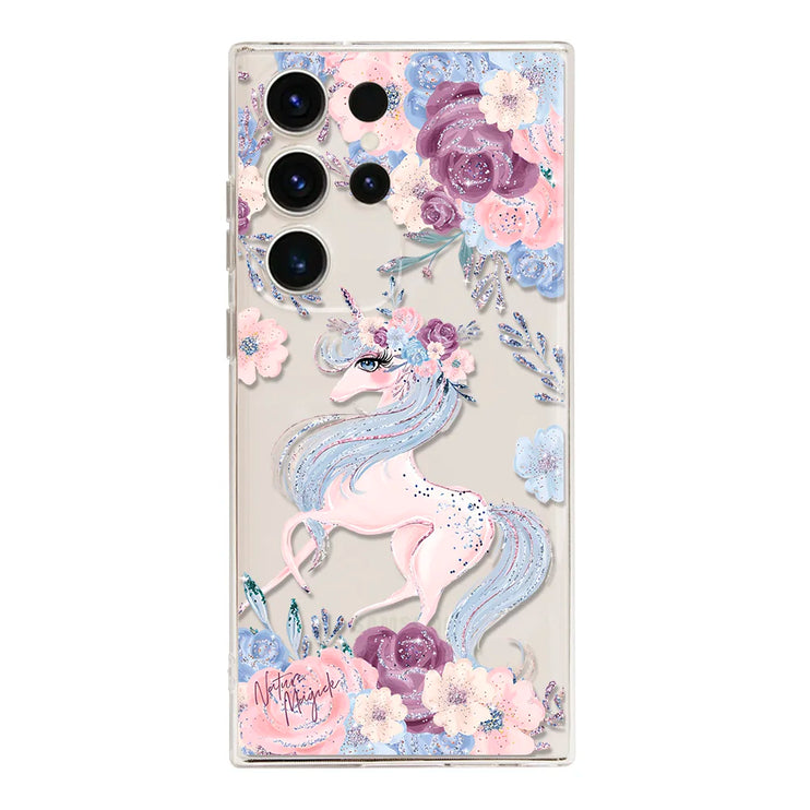 Cute Unicorn Girl Phone Case Cover for Samsung Galaxy