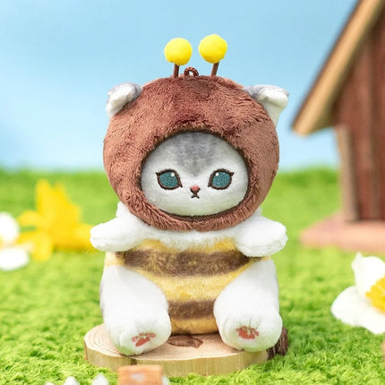 Mofusand Kawaii Cute Meow Bee Series Soft Plush Toy Keychain Pendant