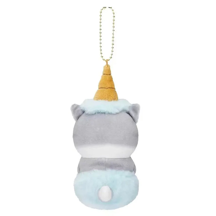 Mofusand Kawaii Cute Cat Japanese Ice Cream Series Soft Plush Toys Keychain Pendant