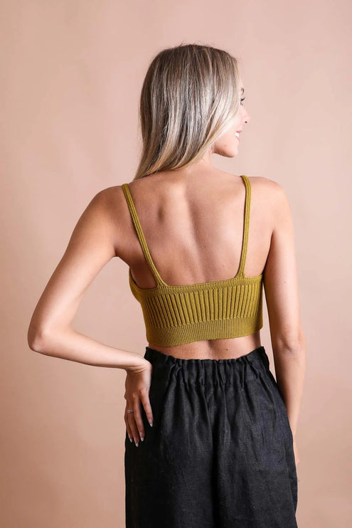 Comfort Pullover Contour Rib Knit Cropped Top Lounge Brami