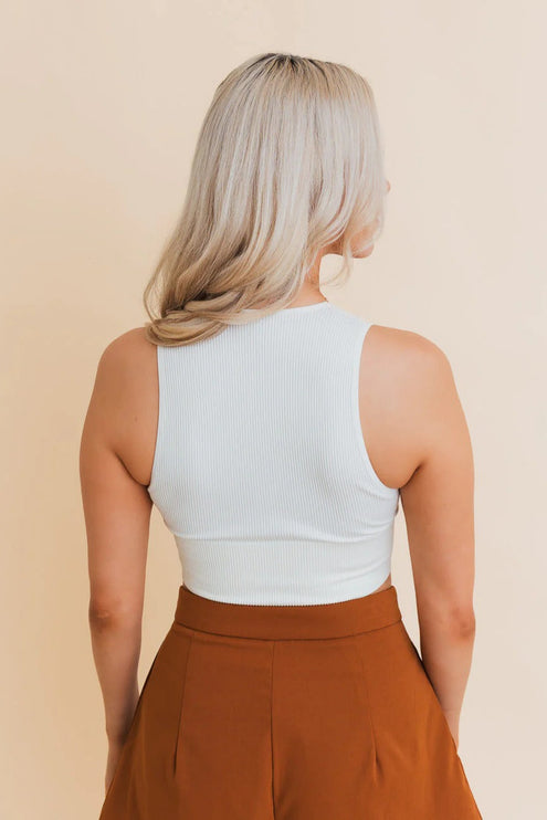 Ultra Comfy Everyday Sleeveless Ribbed Brami Cropped Top