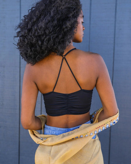 Stylish Comfy Soft Ruched Bralette