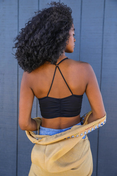 Stylish Comfy Soft Ruched Bralette