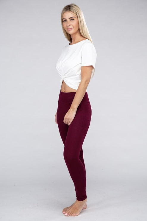 High-Waisted Active Leggings with Concealed Pockets for Essentials