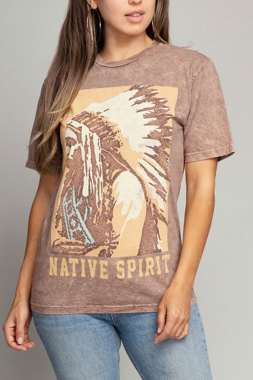 Native Spirit Graphic Tee T-Shirt